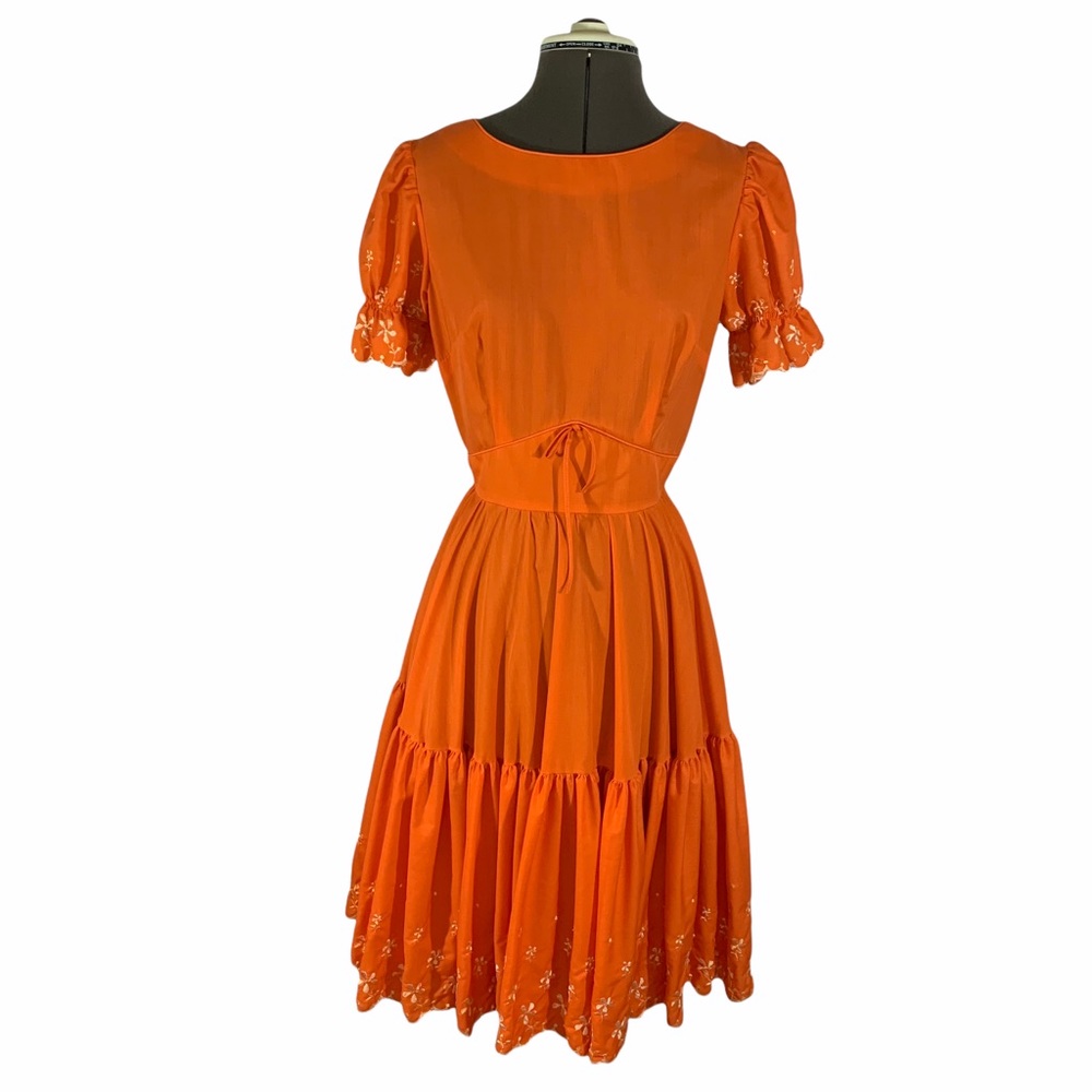 Partners Please Orange Prairie Style Dress
